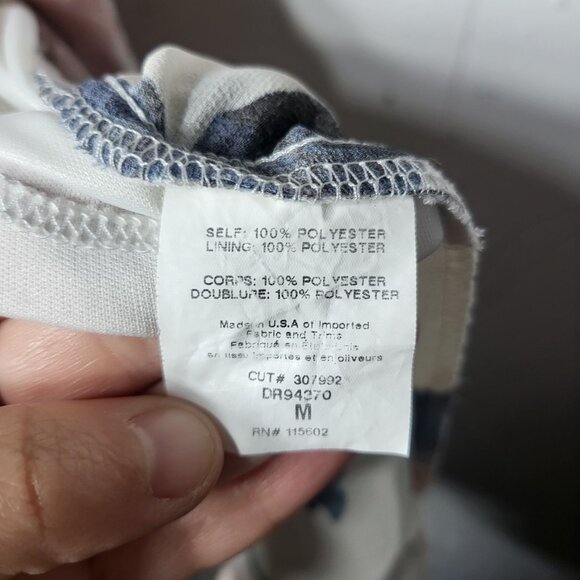 Lush Womens Floral Sleeveless Asymmetrical Dress Size Medium Boho Dainty Summer - Picture 9 of 11